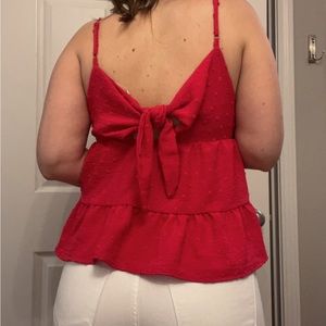 Altrd State Hot Pink Tiered Tank w/Bow